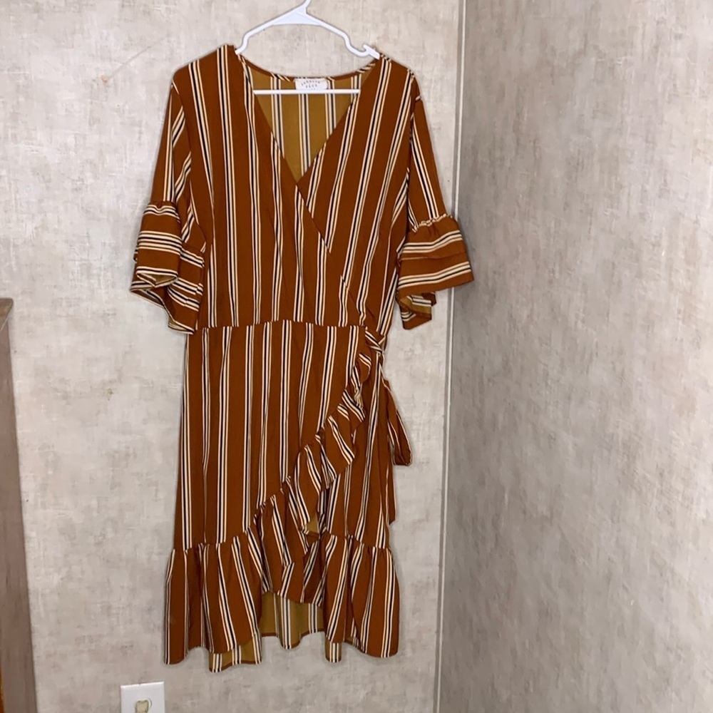 Janette plus mock wrap  women’s dress size 3x